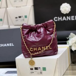 Bolsa Chanel 22 burdeos