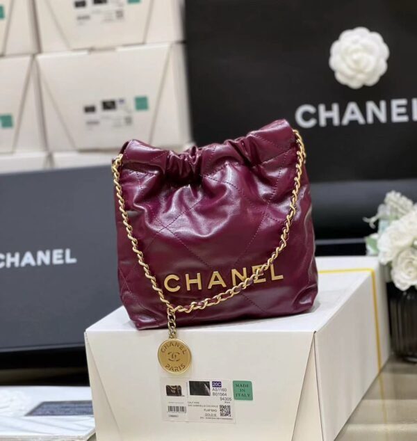 Bolsa Chanel 22 burdeos