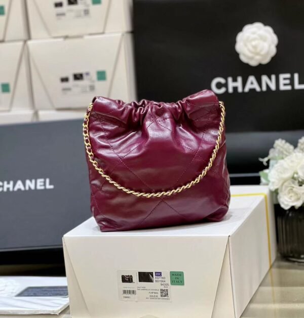 Bolsa Chanel 22 burdeos
