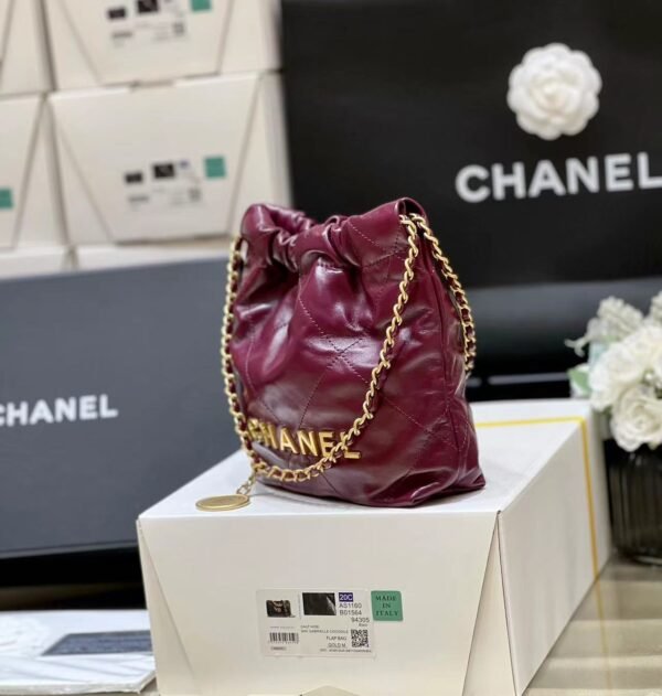 Bolsa Chanel 22 burdeos