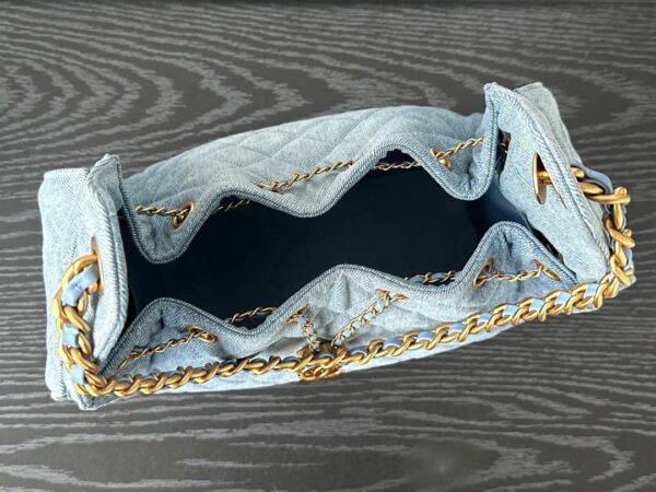 Réplica exacta Chanel 25 denim - Imagen 7