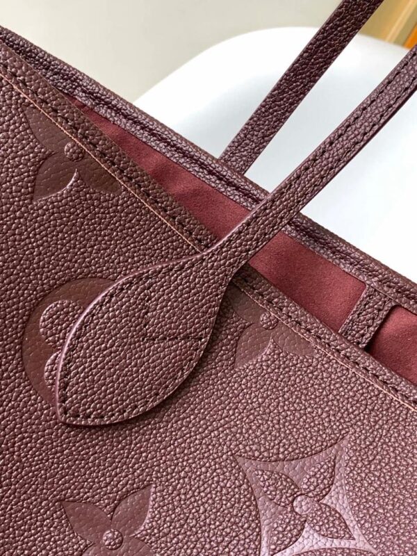 Bolso réplica Neverfull rojo de piel - Imagen 5