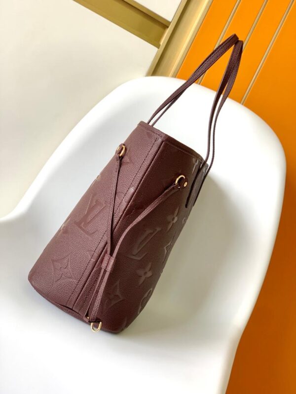 Bolso réplica Neverfull rojo de piel - Imagen 2