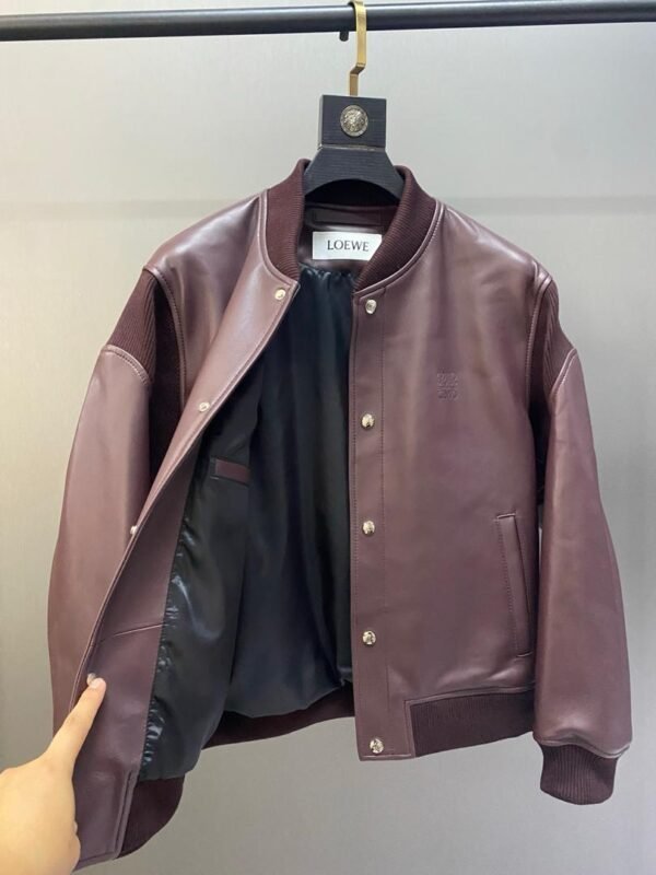 Chaqueta de piel Loewe réplica - Imagen 7