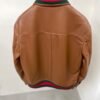 Chaqueta bomber de piel Gucci