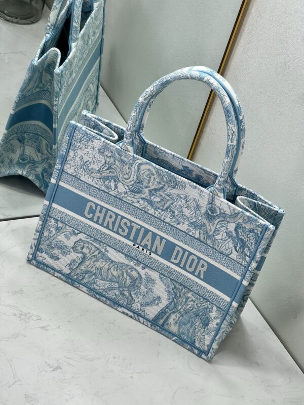 Réplica Dior book Tote azul - Imagen 3