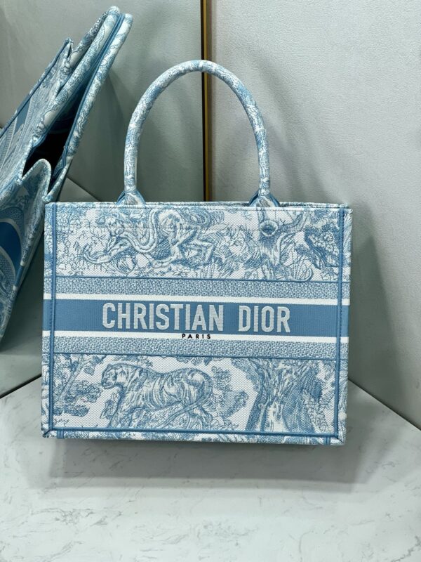 Réplica Dior book Tote azul - Imagen 4