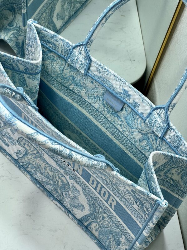Réplica Dior book Tote azul - Imagen 6