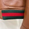 Chaqueta bomber de piel Gucci