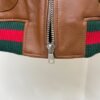 Chaqueta bomber de piel Gucci