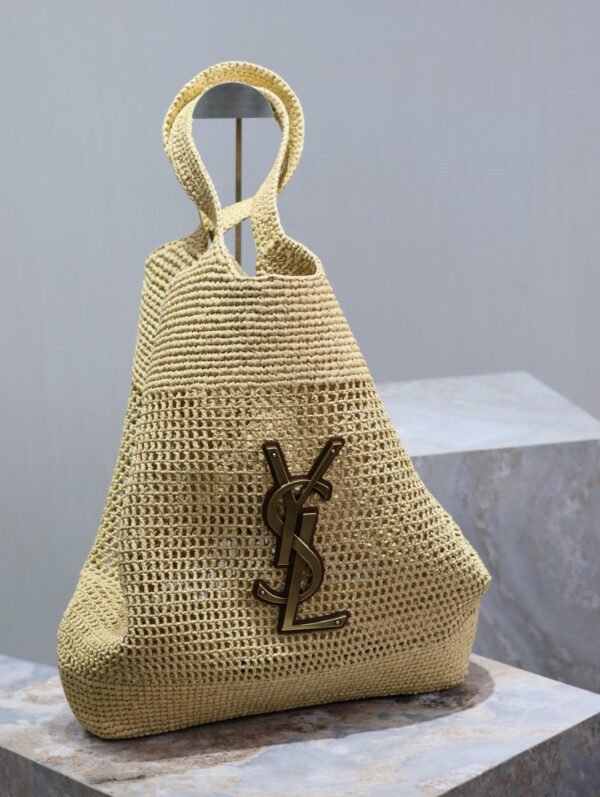 Maxi bolso rafia YSL